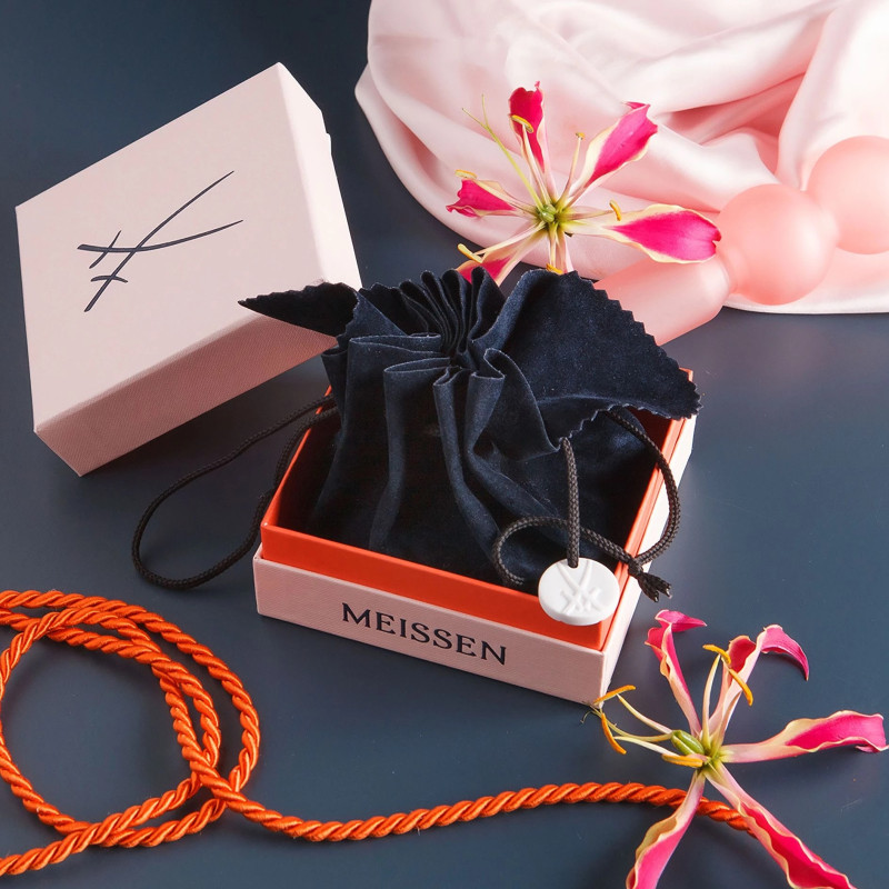 Meissen Zawieszka serce Pszczoła