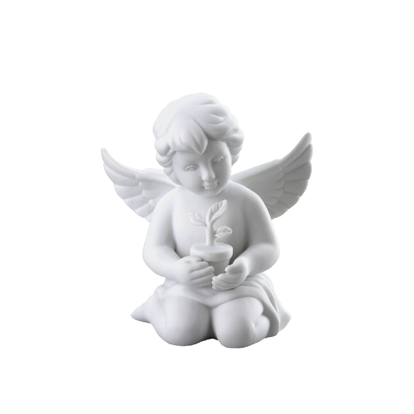 Anioł duży z doniczką