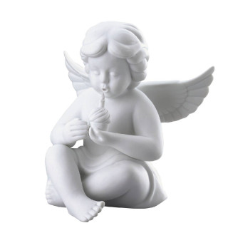 Anioł duży z tortem urodzinowym