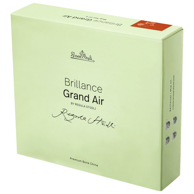 Zestaw 4 kubków Brillance Wiosenny Ogród