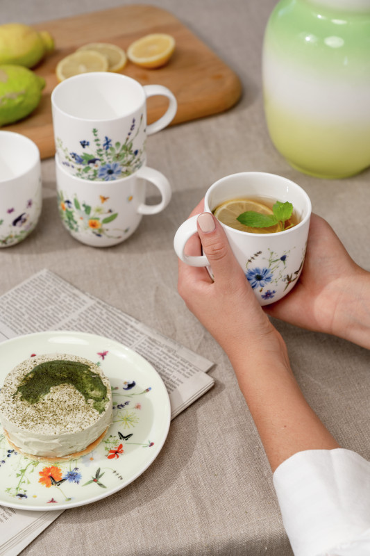 Zestaw 4 kubków Brillance Wiosenny Ogród