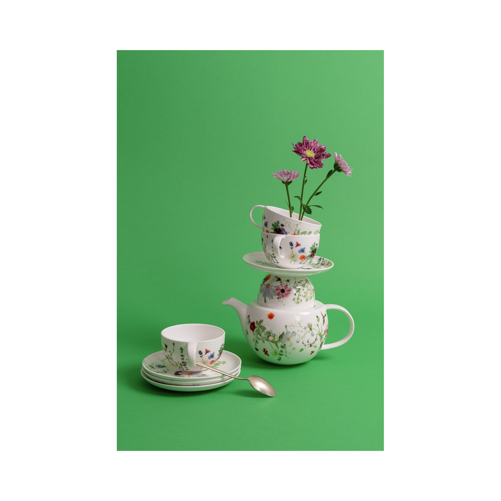 Dzbanek do herbaty (dla 2 osób) Wiosenny Ogród