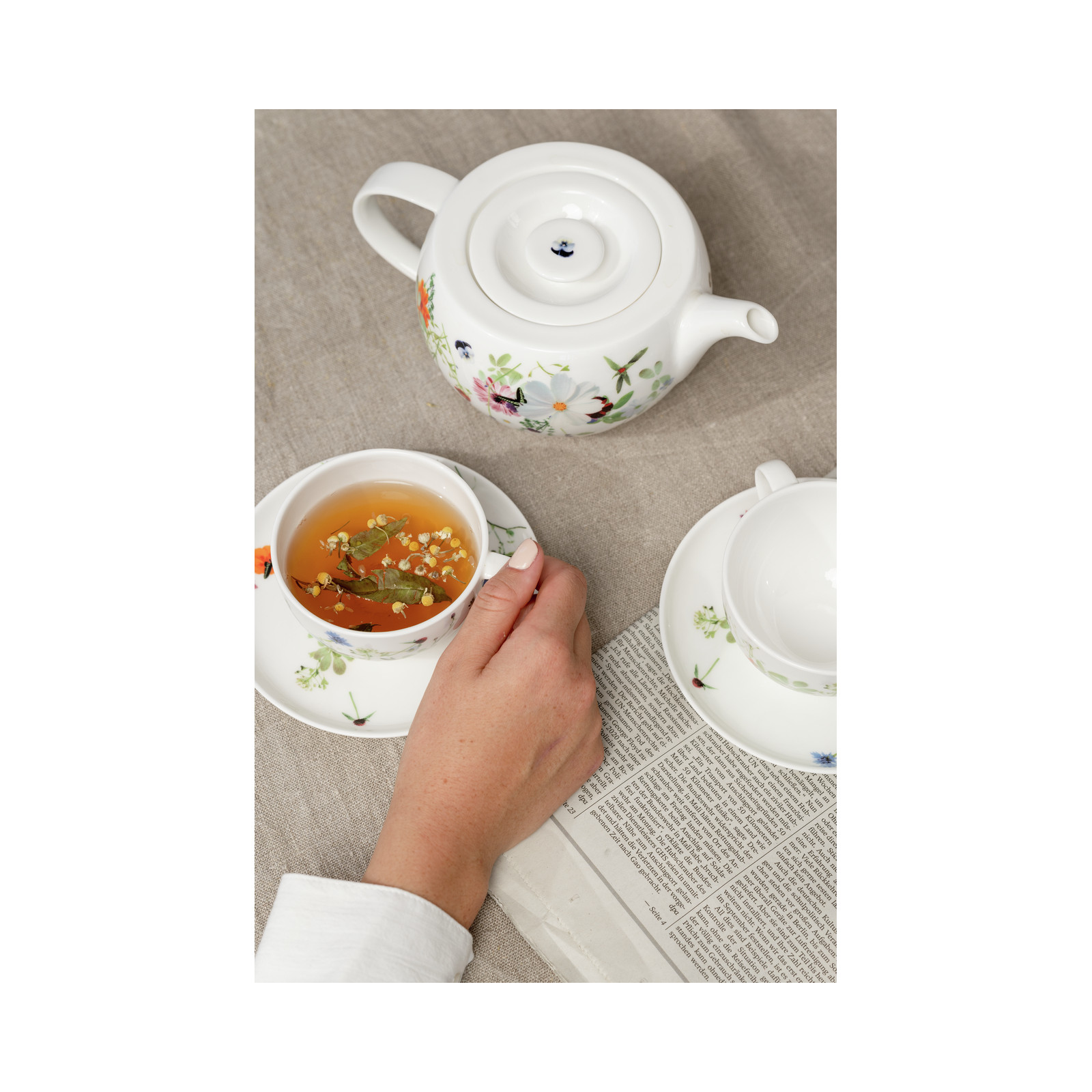 Dzbanek do herbaty (dla 2 osób) Wiosenny Ogród