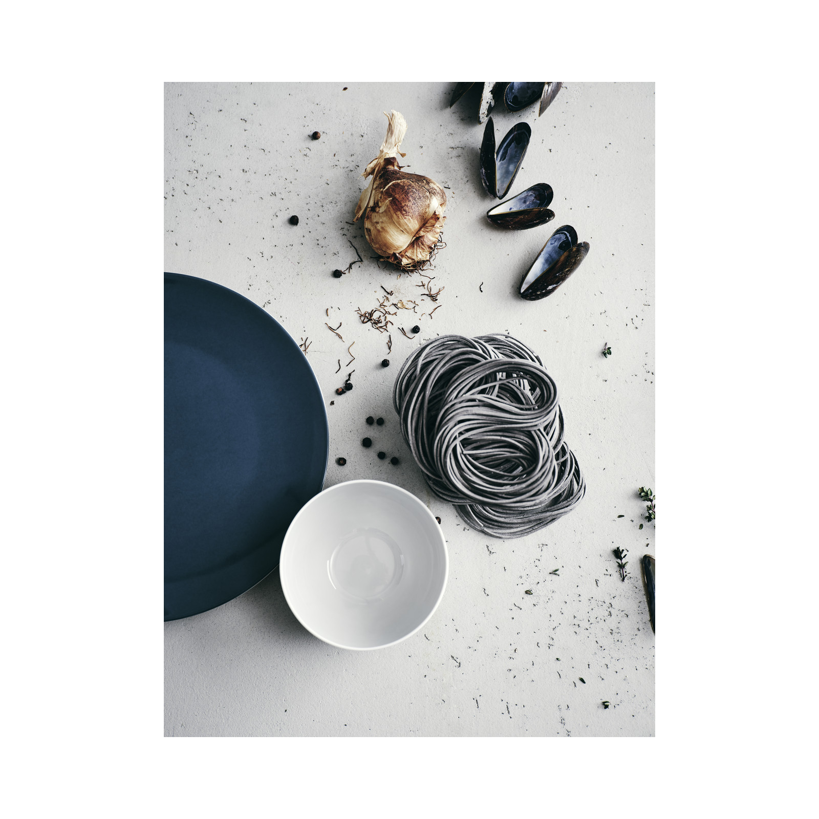 Talerz 22 cm TAC Sensual Gentle Grey