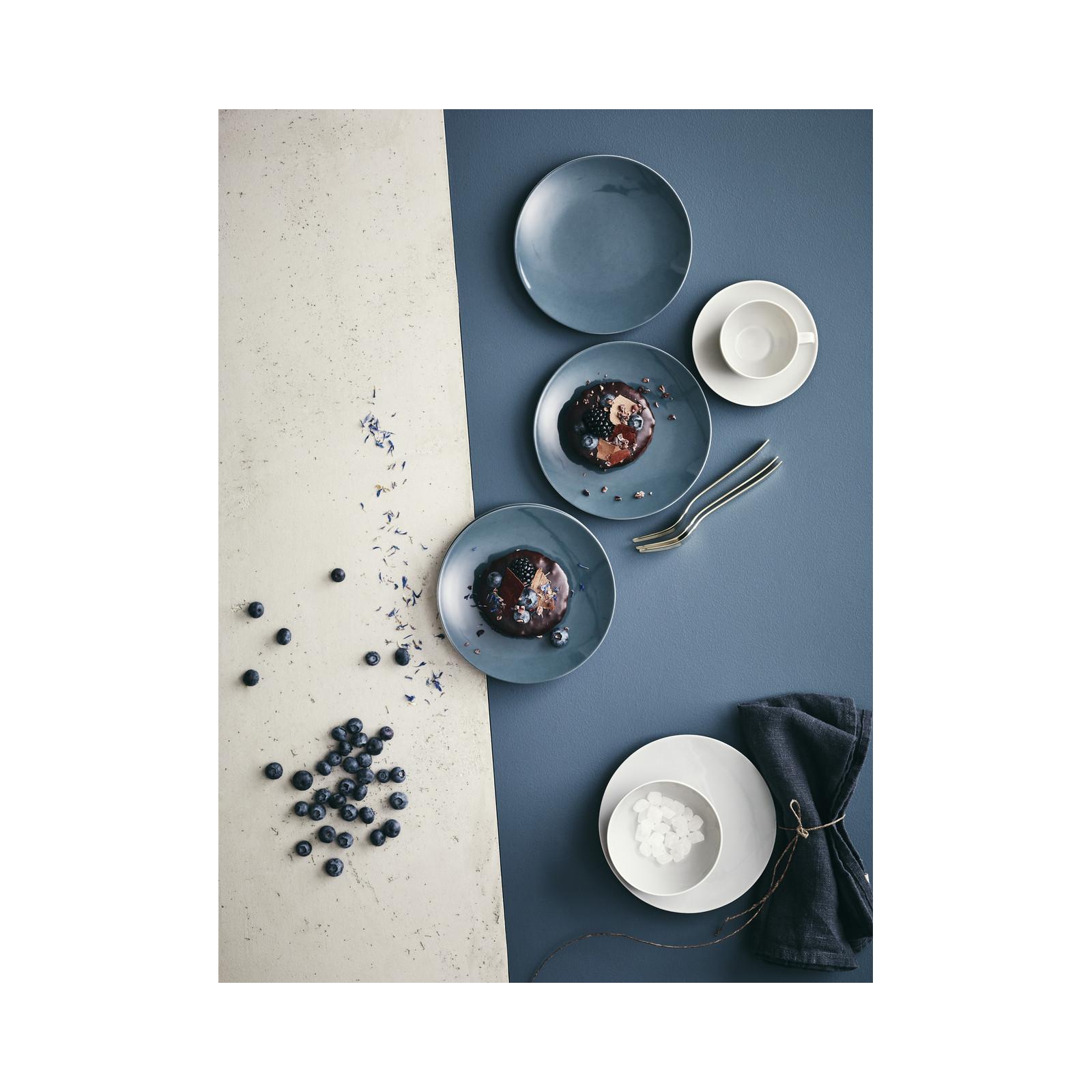 Talerz 22 cm TAC Sensual Comfort Blue