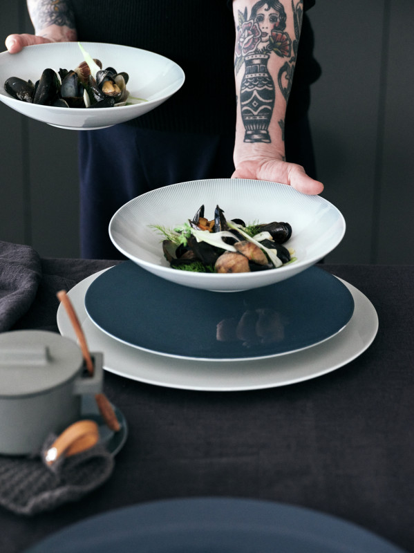 Talerz 22 cm TAC Sensual Comfort Blue