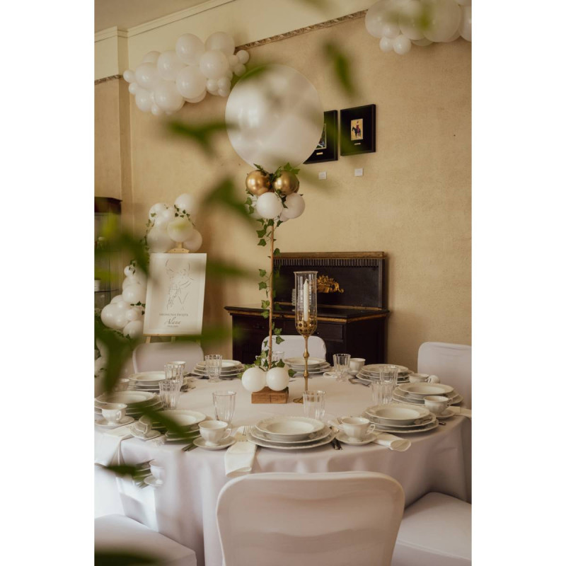 Talerz głęboki 23 cm Maria Biała