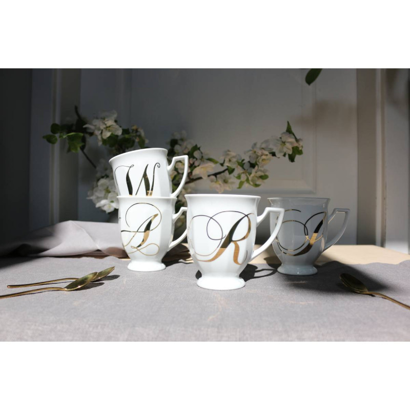 Kubek mały Maria Biała alfabet ,,G"