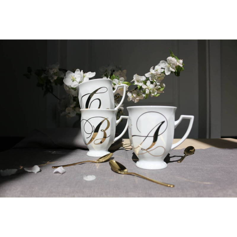 Kubek mały Maria Biała alfabet ,,Z"