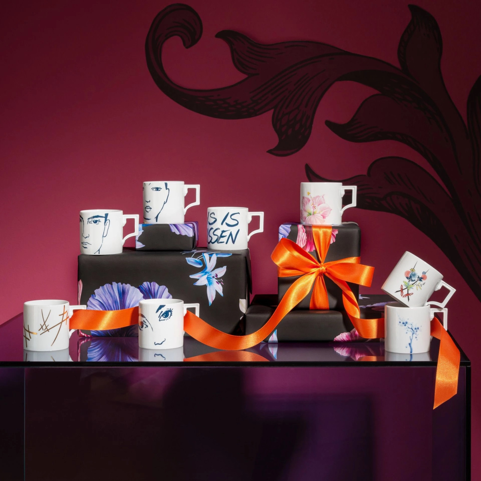 Meissen Miecze zł.-fil.espresso