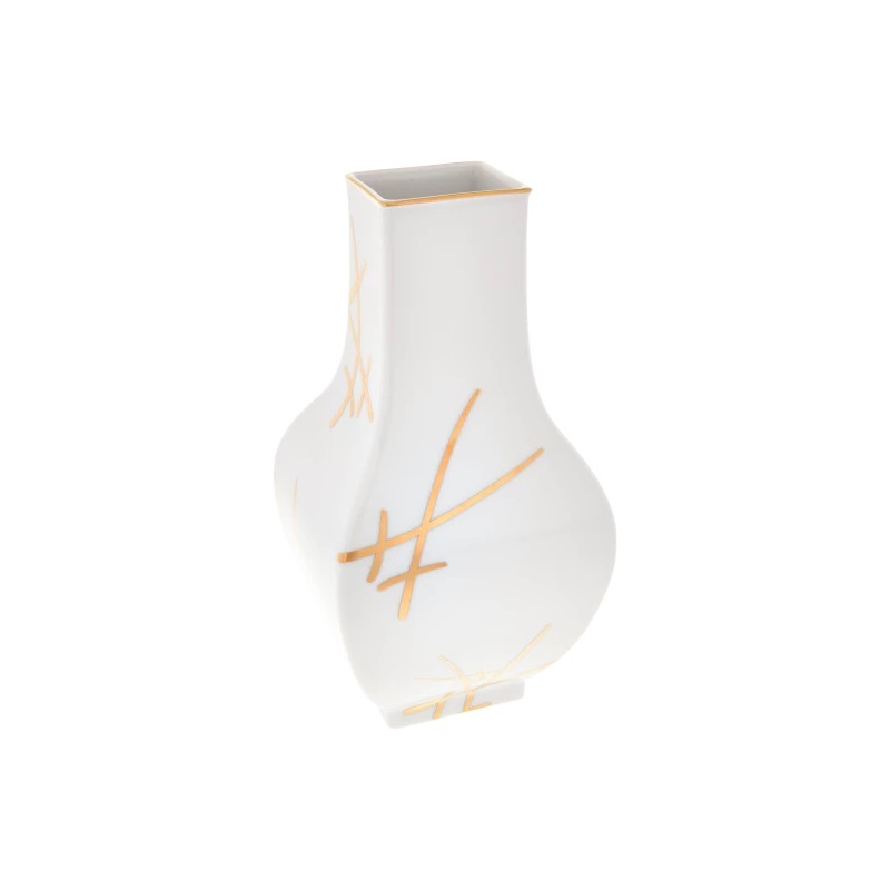 Meissen Miecze zł.-wazon 25,5 cm