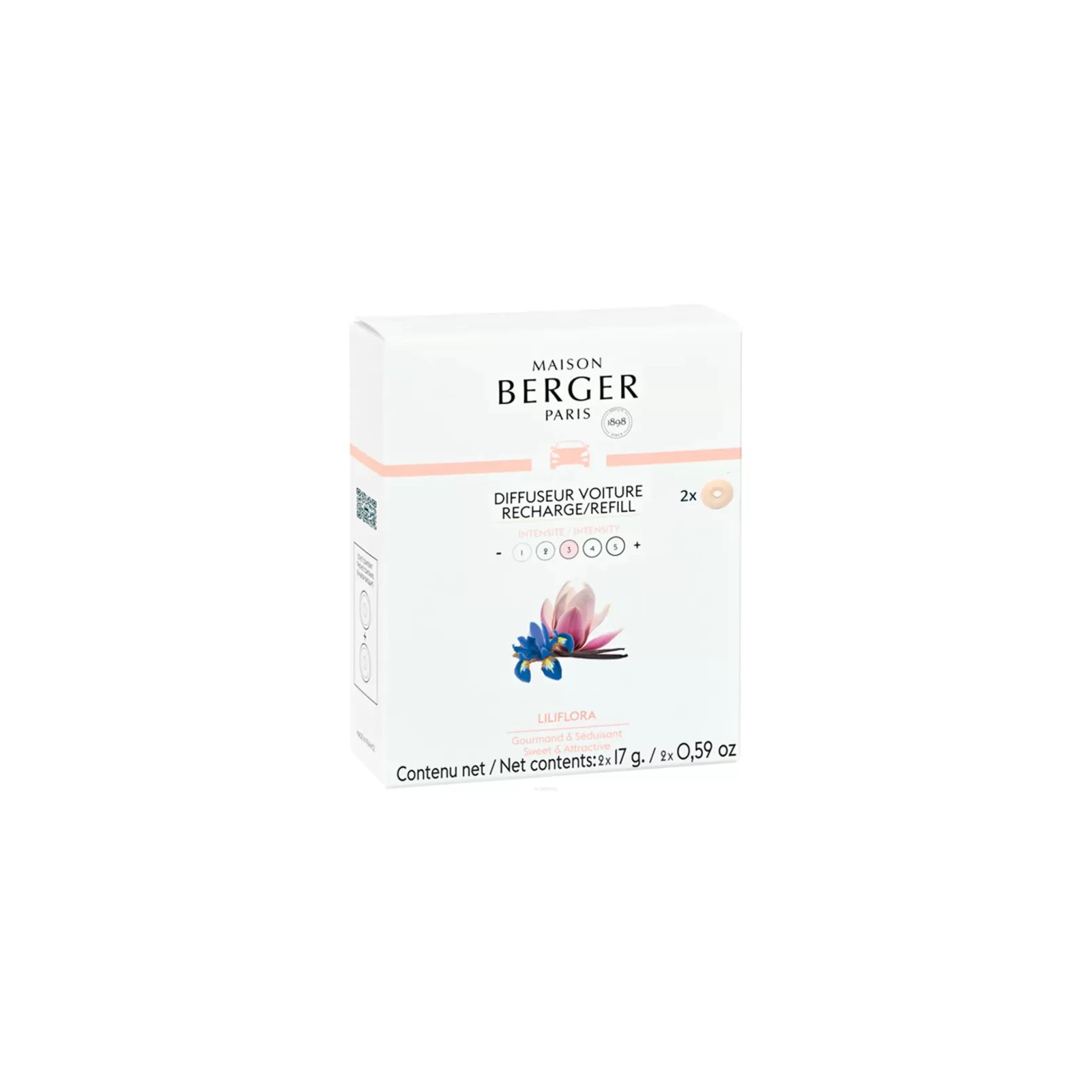 Dyfuzor do auta Magnolia Liliflora Maison Berger Paris