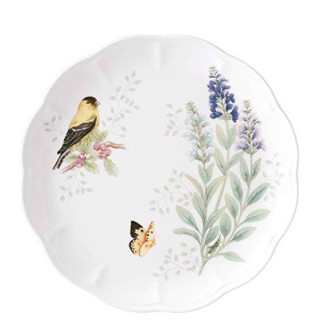 Lenox Butterfly Meadow Talerz płaski 27 cm Ptaki