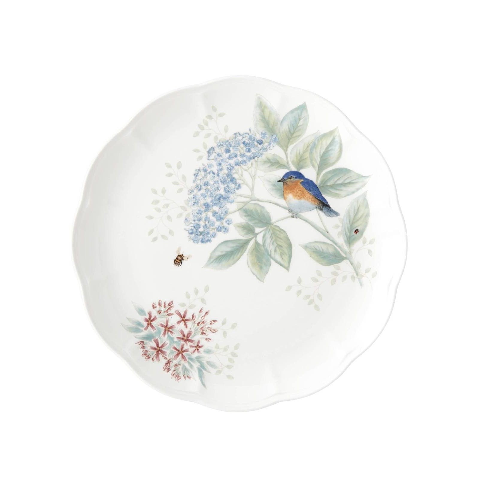 Lenox Butterfly Meadow Talerz 27 cm East Blue Bird