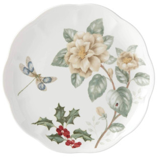 Lenox Butterfly Meadow Talerz Jasmine Dragonfly 23 cm Holiday