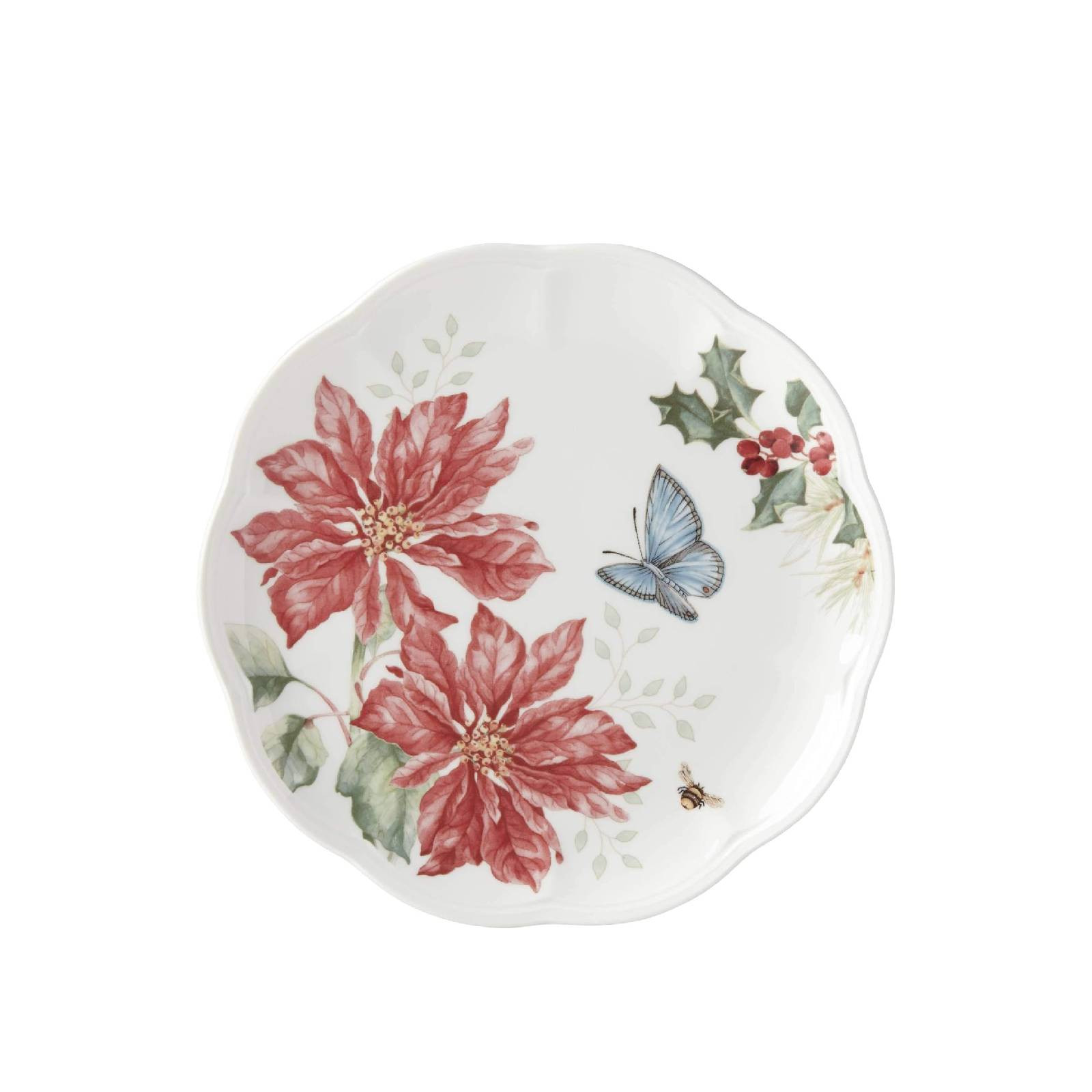 Lenox Butterfly Meadow Talerz Blue Butterfly 23 cm Holiday