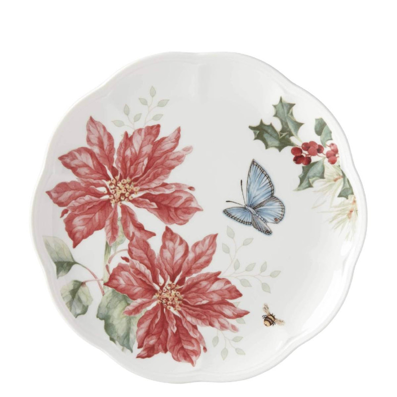 Lenox Butterfly Meadow Talerz Blue Butterfly 23 cm Holiday