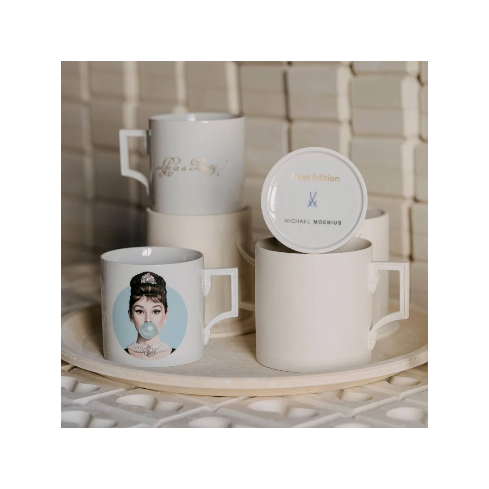 Meissen Kubek - Audrey Hepburn