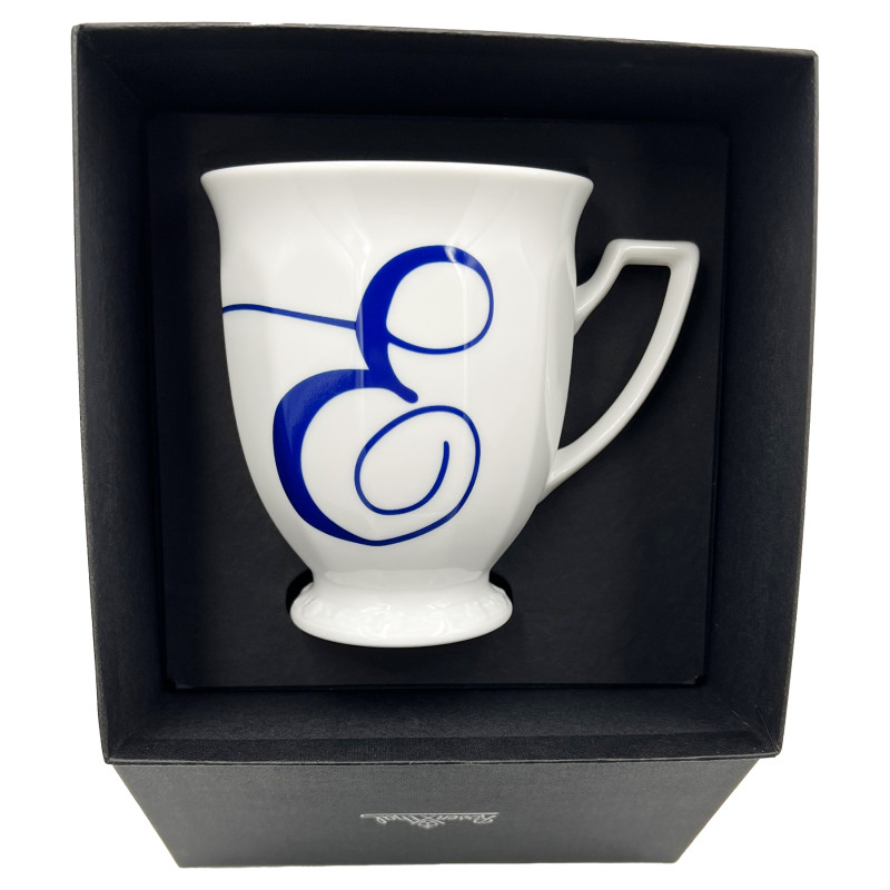 Kubek mały Maria Biała alfabet ,,E"