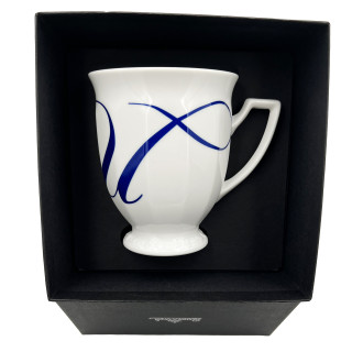 Kubek mały Maria Biała alfabet ,,U"