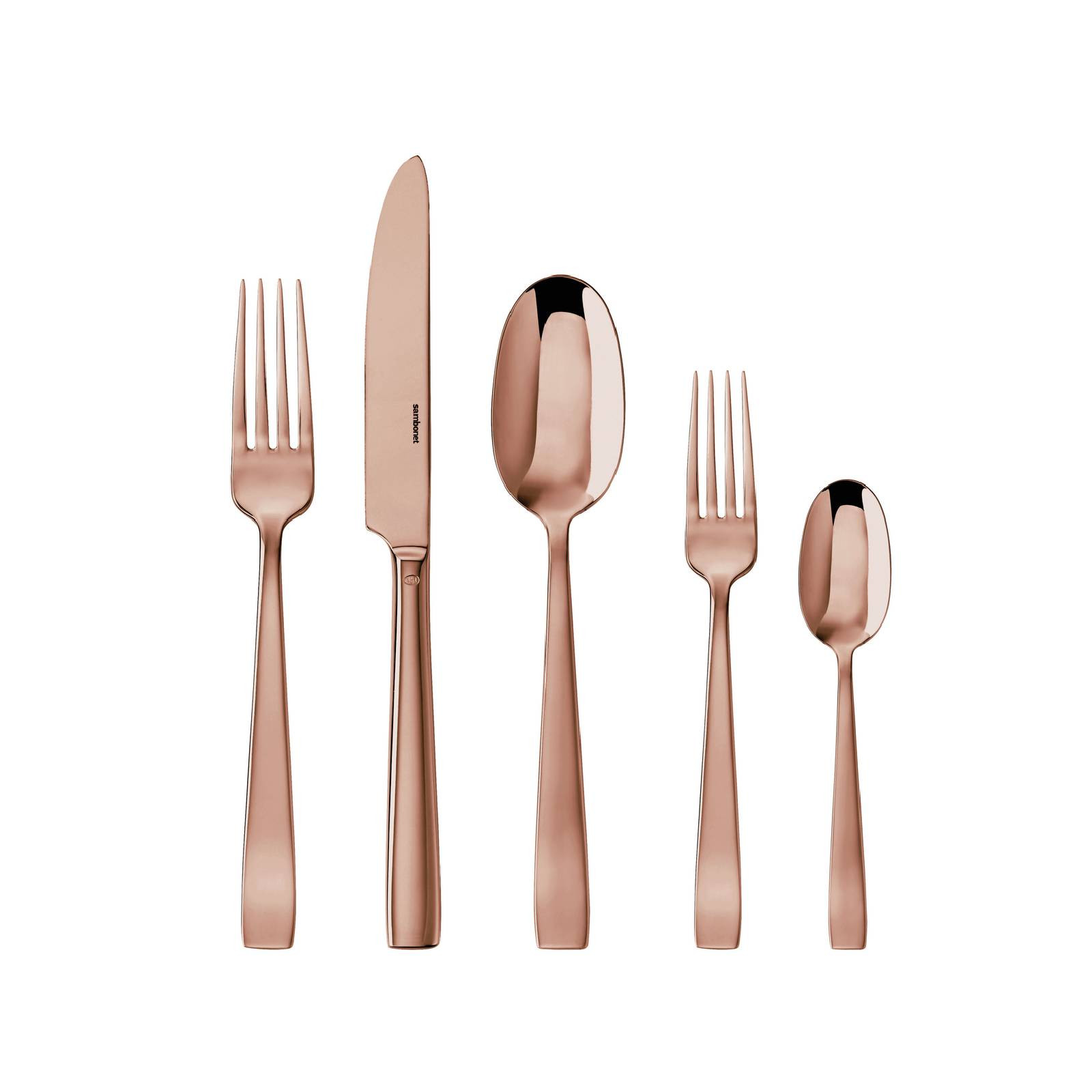 Sambonet Flat 30 cz. zestaw sztućców miedź