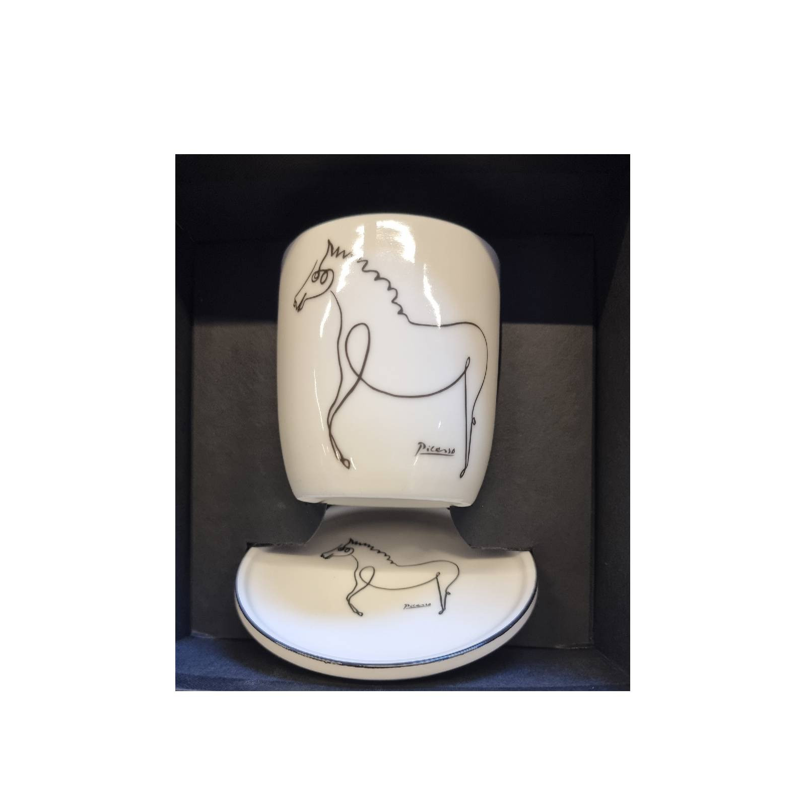 Konitz-Picasso I zestaw GK "Koń" (kubek+talerzyk)