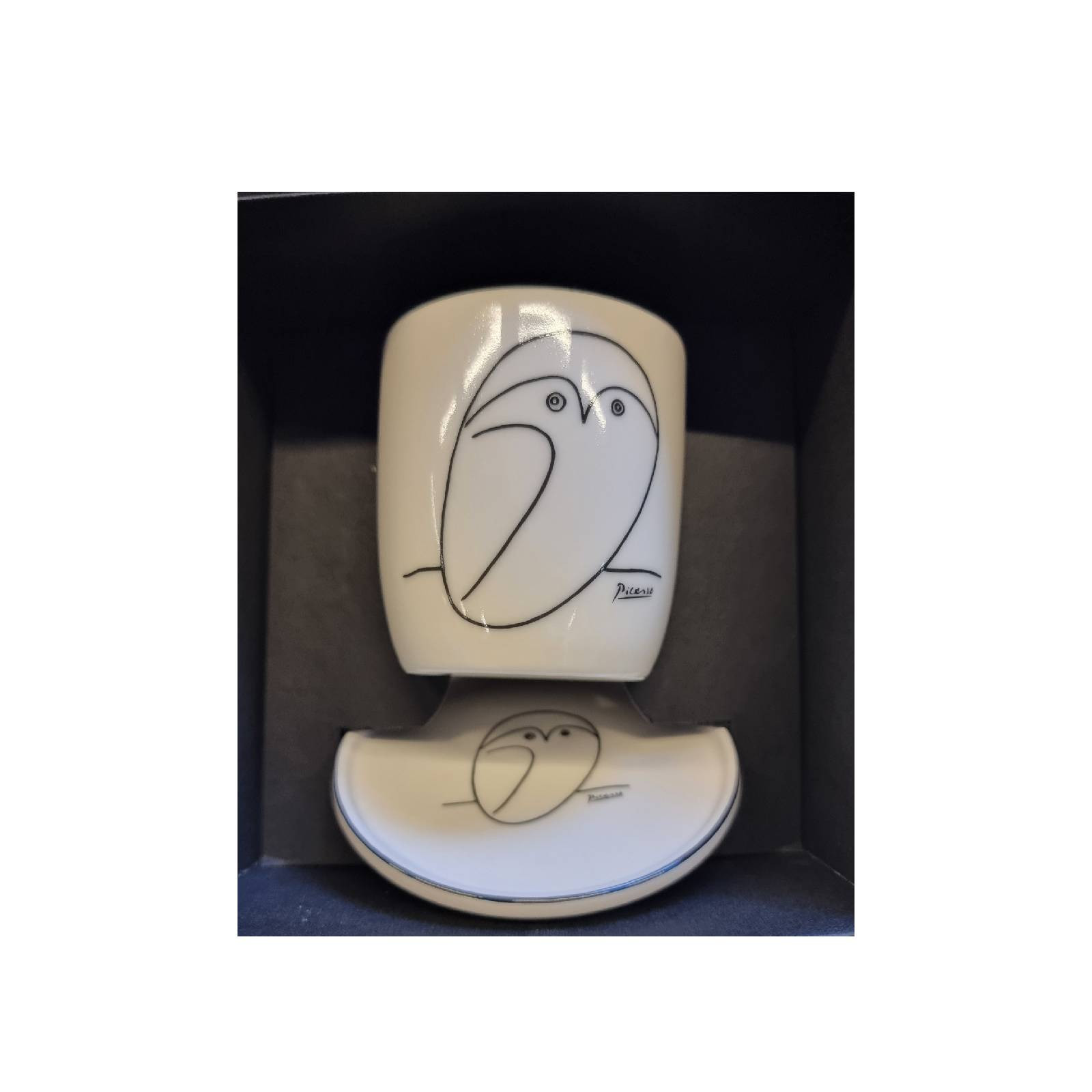 Konitz-Picasso I zestaw GK "Sowa" (kubek+talerzyk)