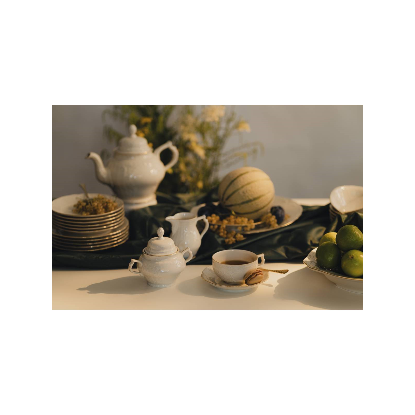 Serwis do herbaty dla 6 osób Sanssouci Gold