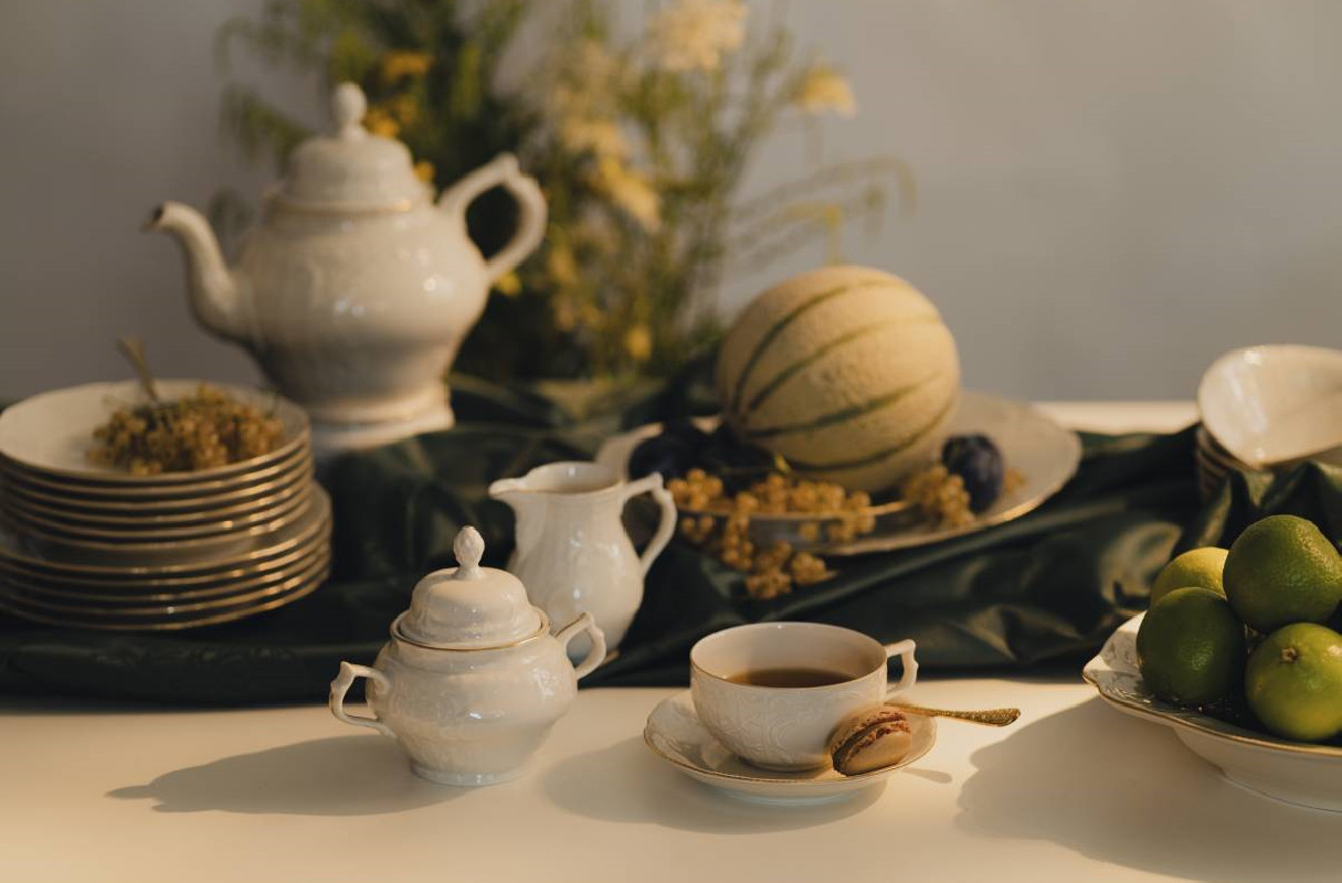 Serwis do herbaty dla 6 osób Sanssouci Gold