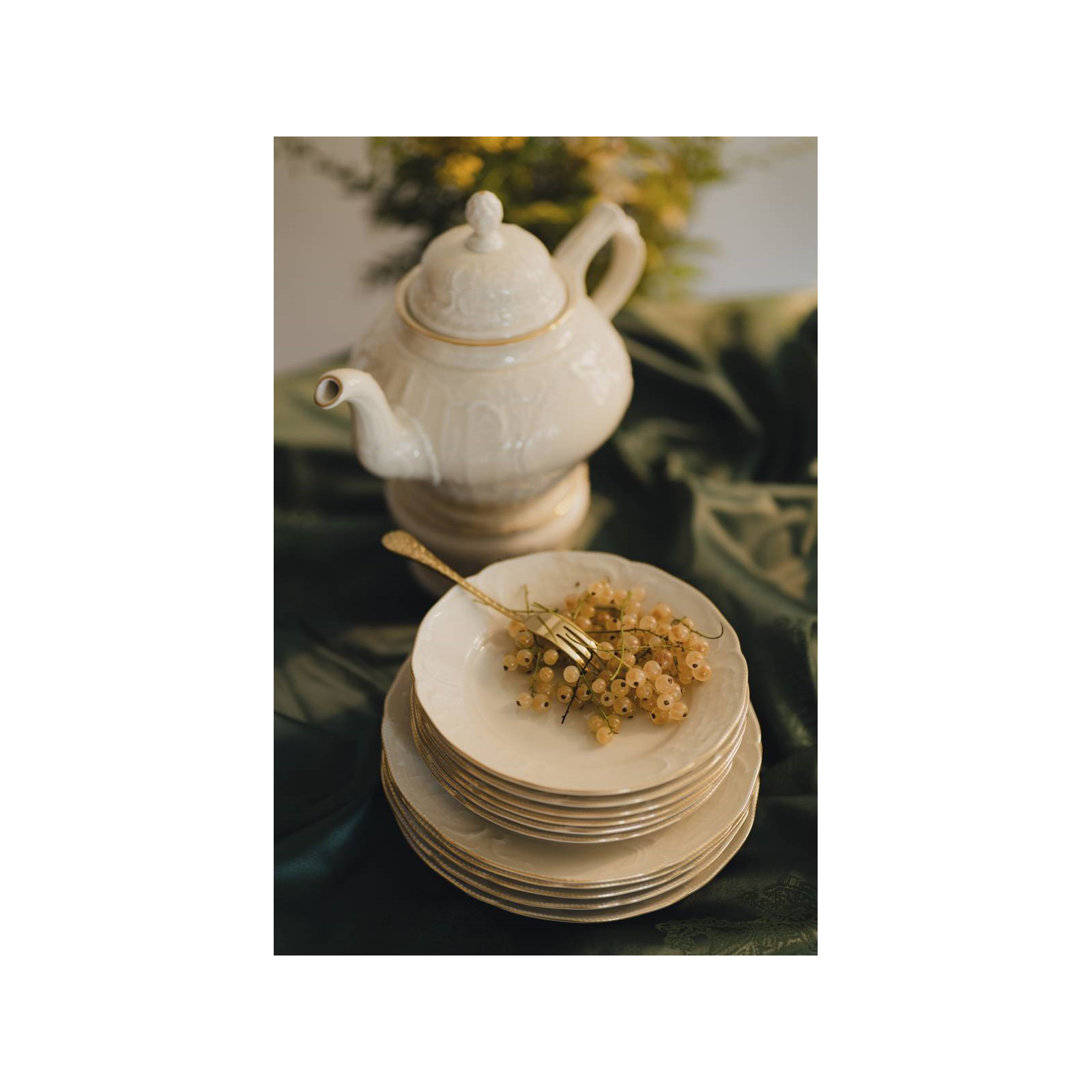 Serwis do herbaty dla 6 osób Sanssouci Gold