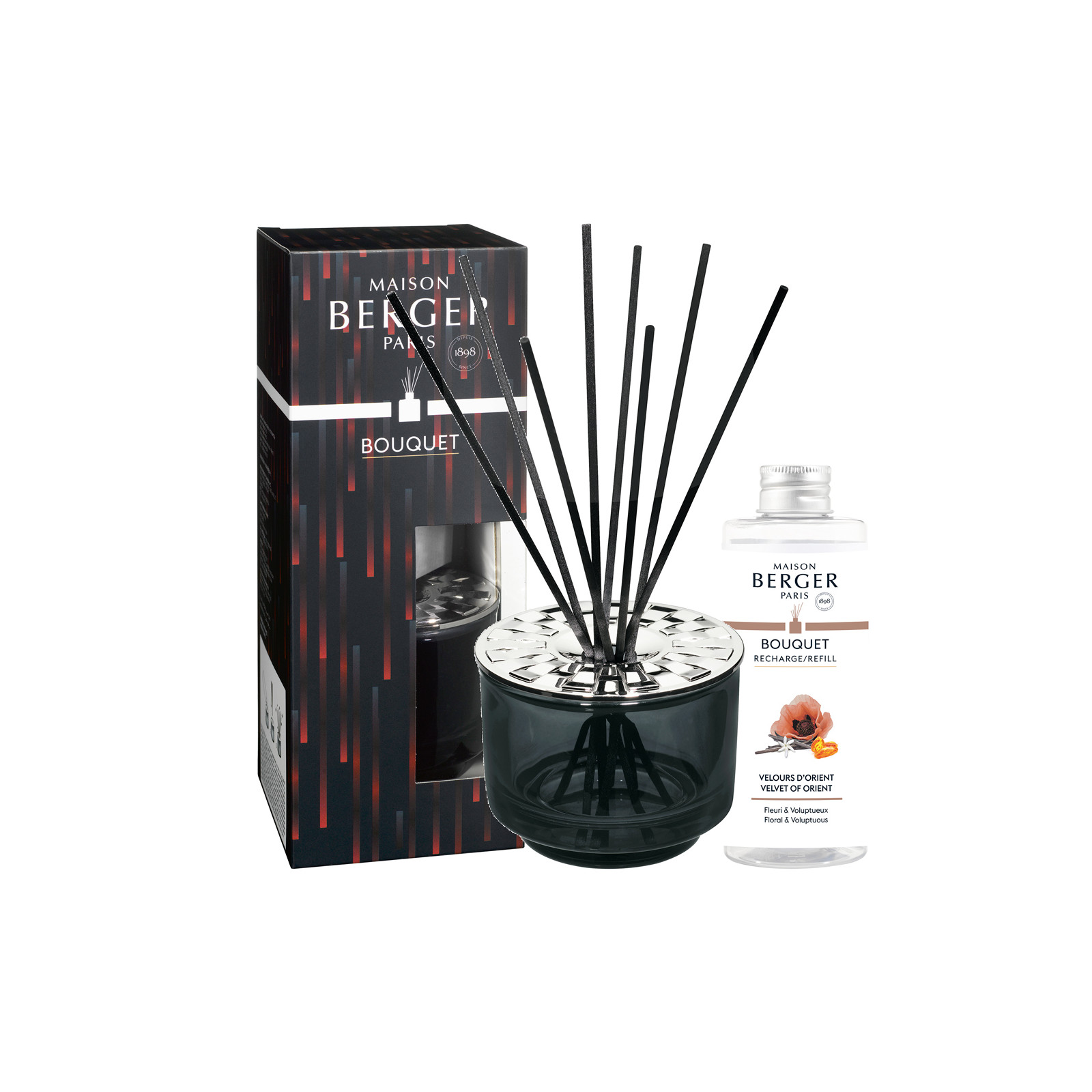 Zestaw Patyczki Variation szare Maison Berger Paris