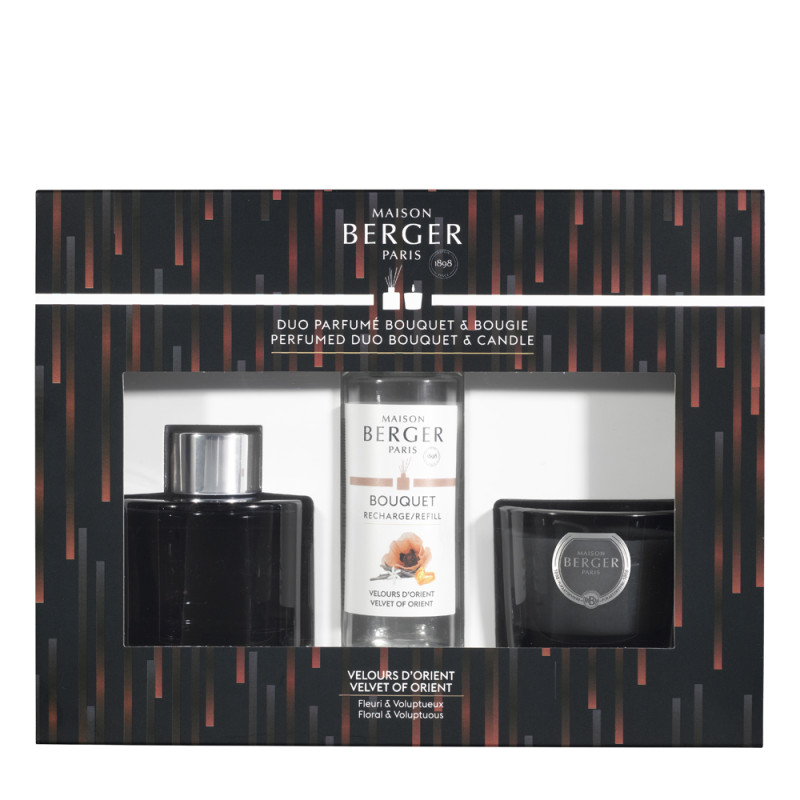 Zestaw Patyczki + Świeca DUO MINI Variation Maison Berger Paris