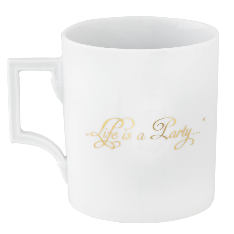 Meissen Kubek - Audrey Hepburn złoty