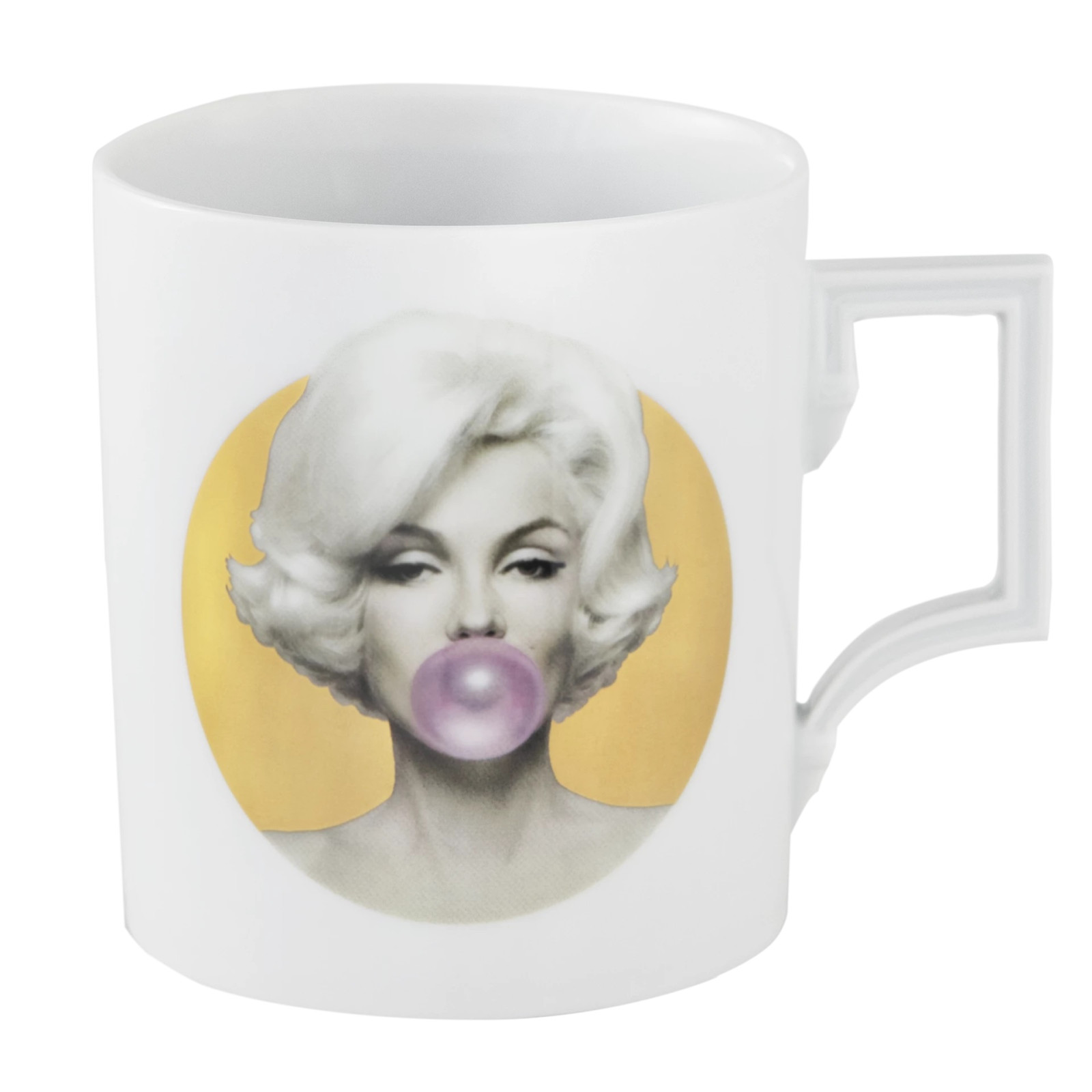 Meissen Kubek - Marilyn Monroe złoty