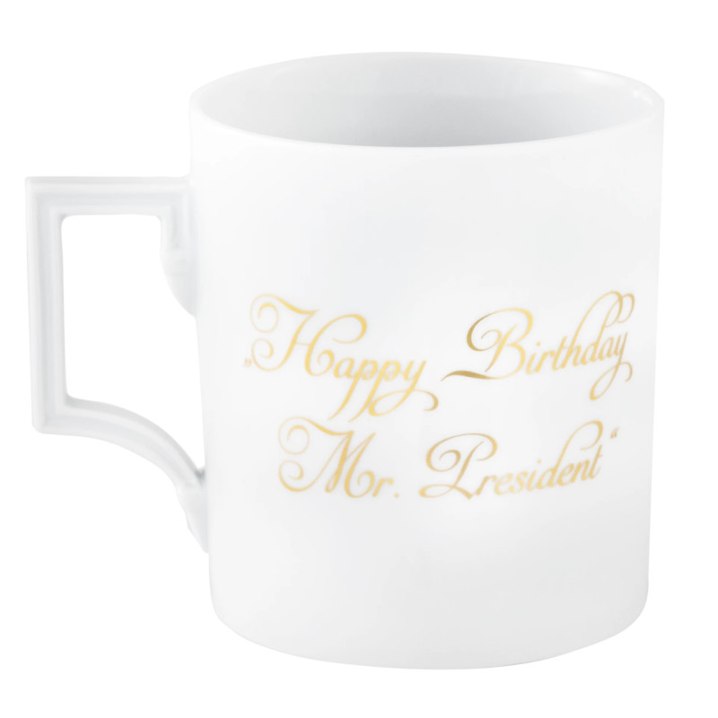 Meissen Kubek - Marilyn Monroe złoty