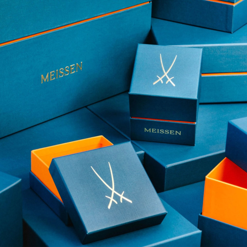 Meissen Kubek - Marilyn Monroe złoty