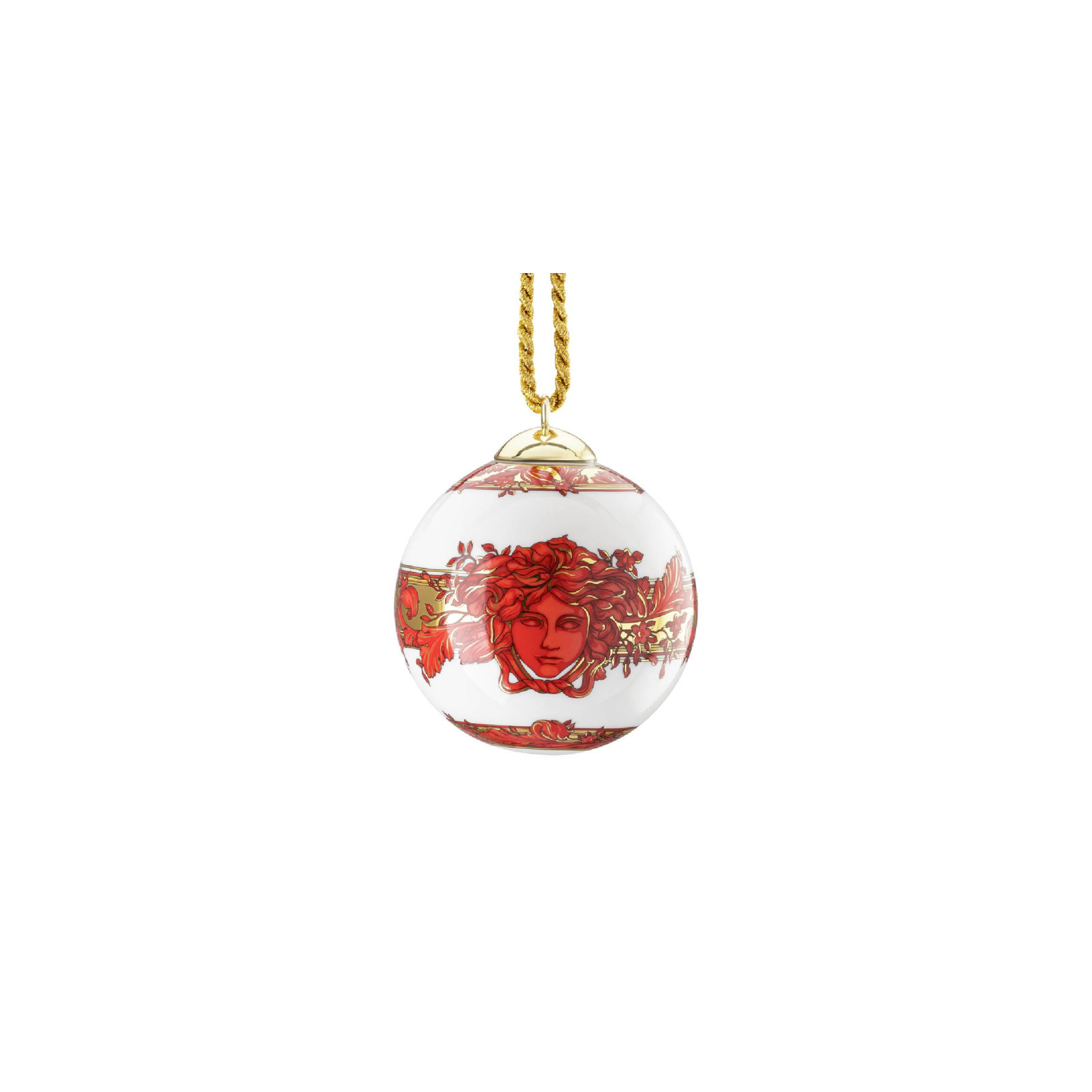 Bombka Versace Medusa Garland Red