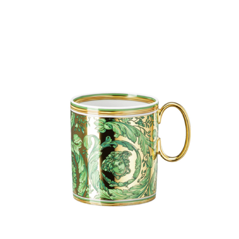 Kubek Versace Christmas Medusa Garland Green