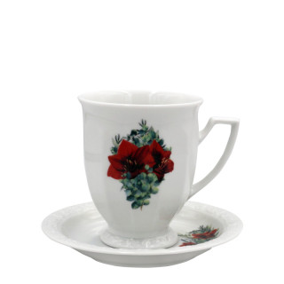 Porcelanowy kubek z podstawką Maria Amarylis Rosenthal