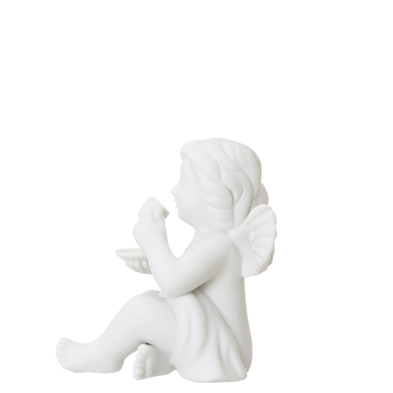 Anioł średni z filiżanką