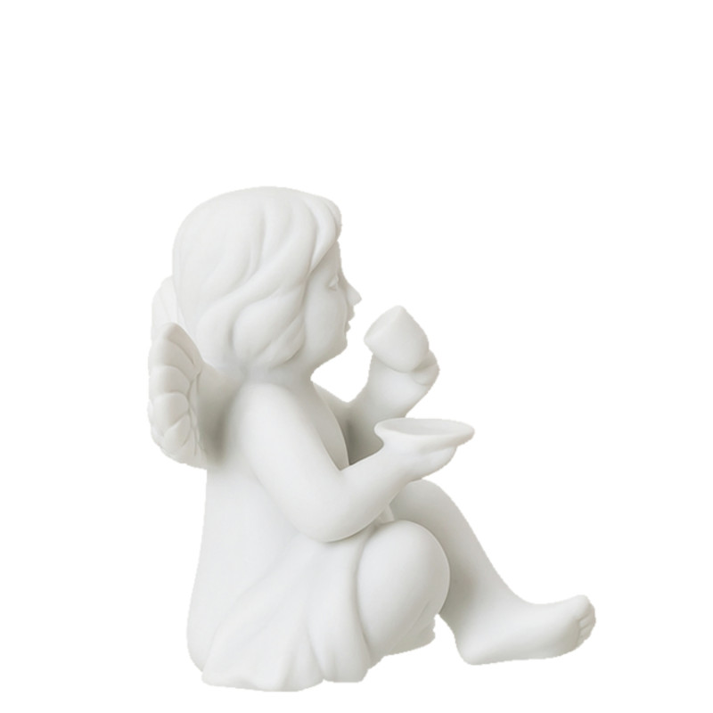 Anioł duży z filiżanką