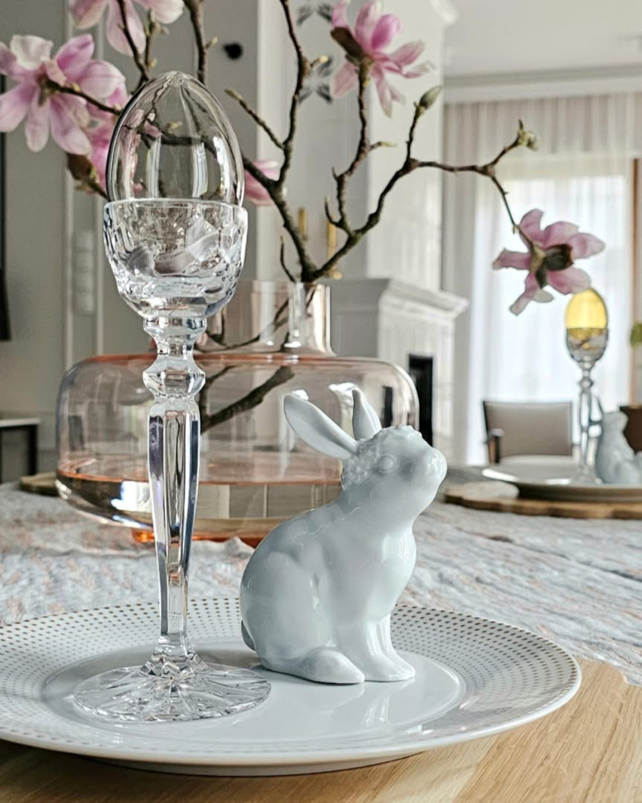 Zając Flora - porcelanowa figurka Furstenberg