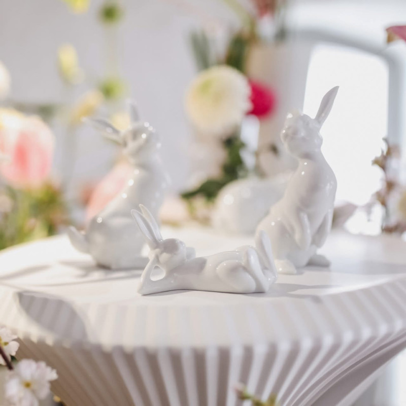Zając Fidelio duży - porcelanowa figurka Furstenberg