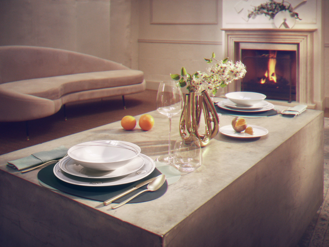 Talerz głęboki 24 cm TAC Gropius Glitch