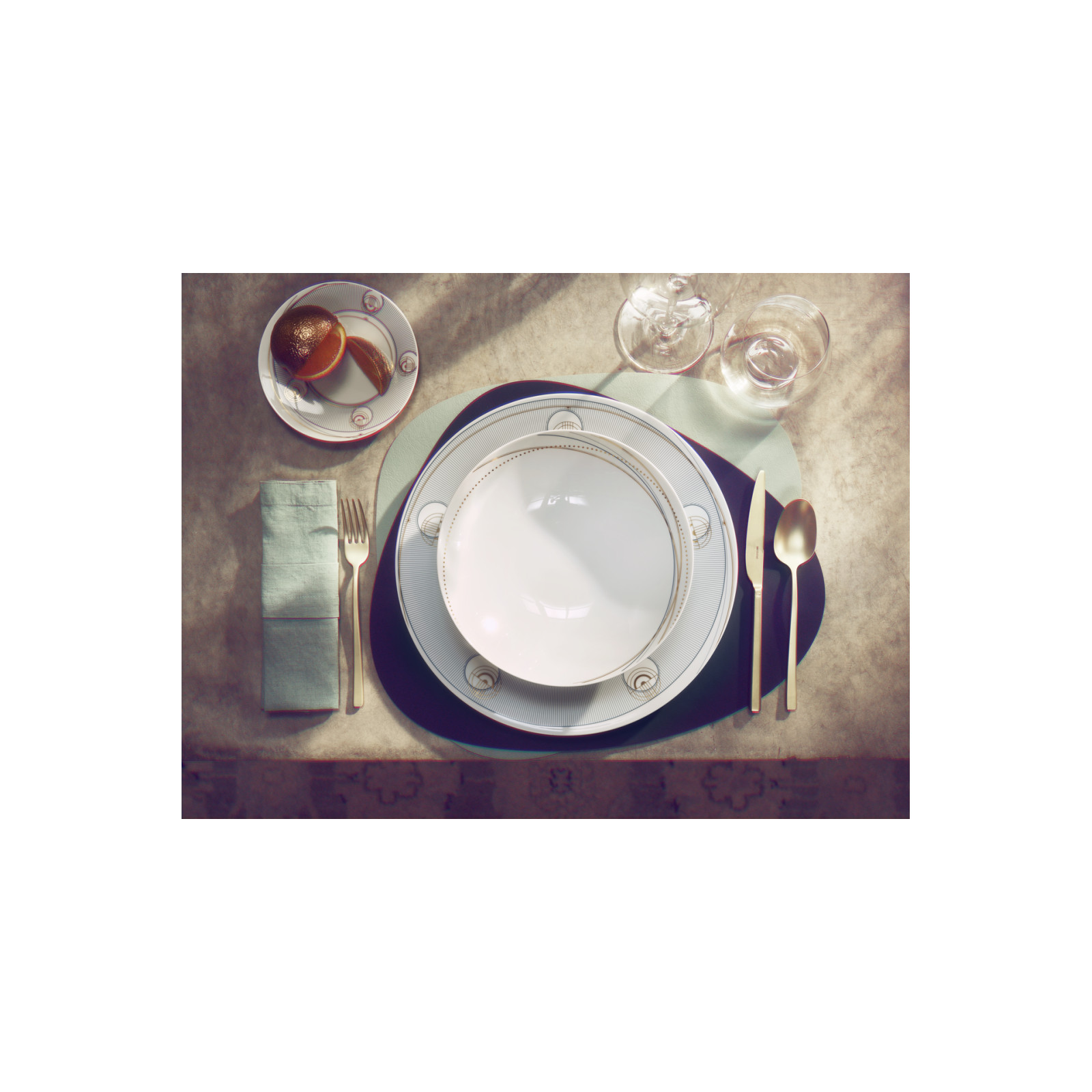 Talerz głęboki 24 cm TAC Gropius Glitch