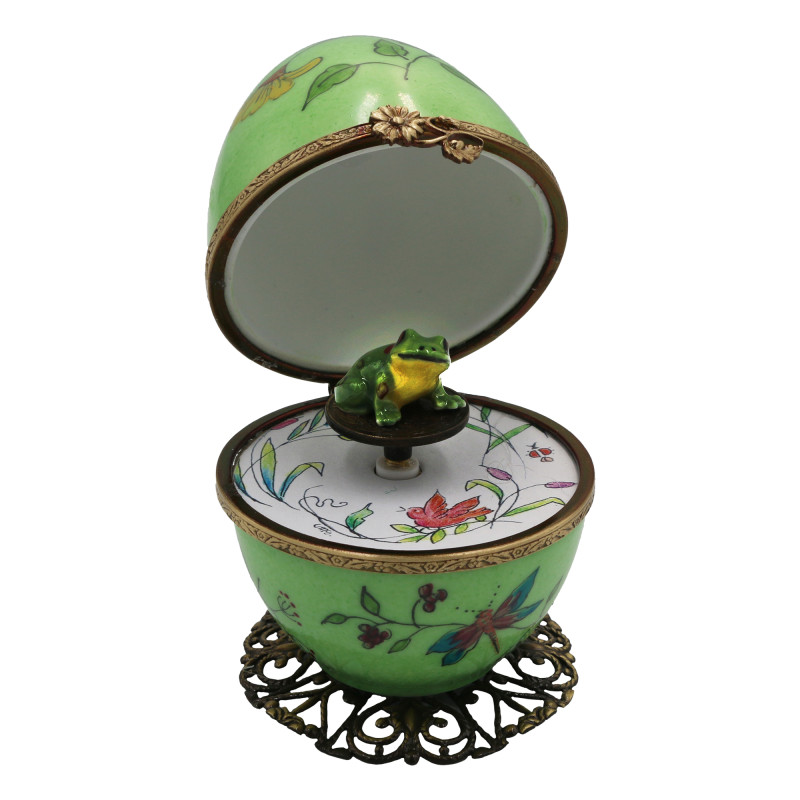 Jajko pozytywka zielona Żaba