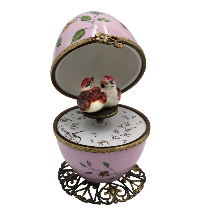 Jajko pozytywka różowa Ptaki