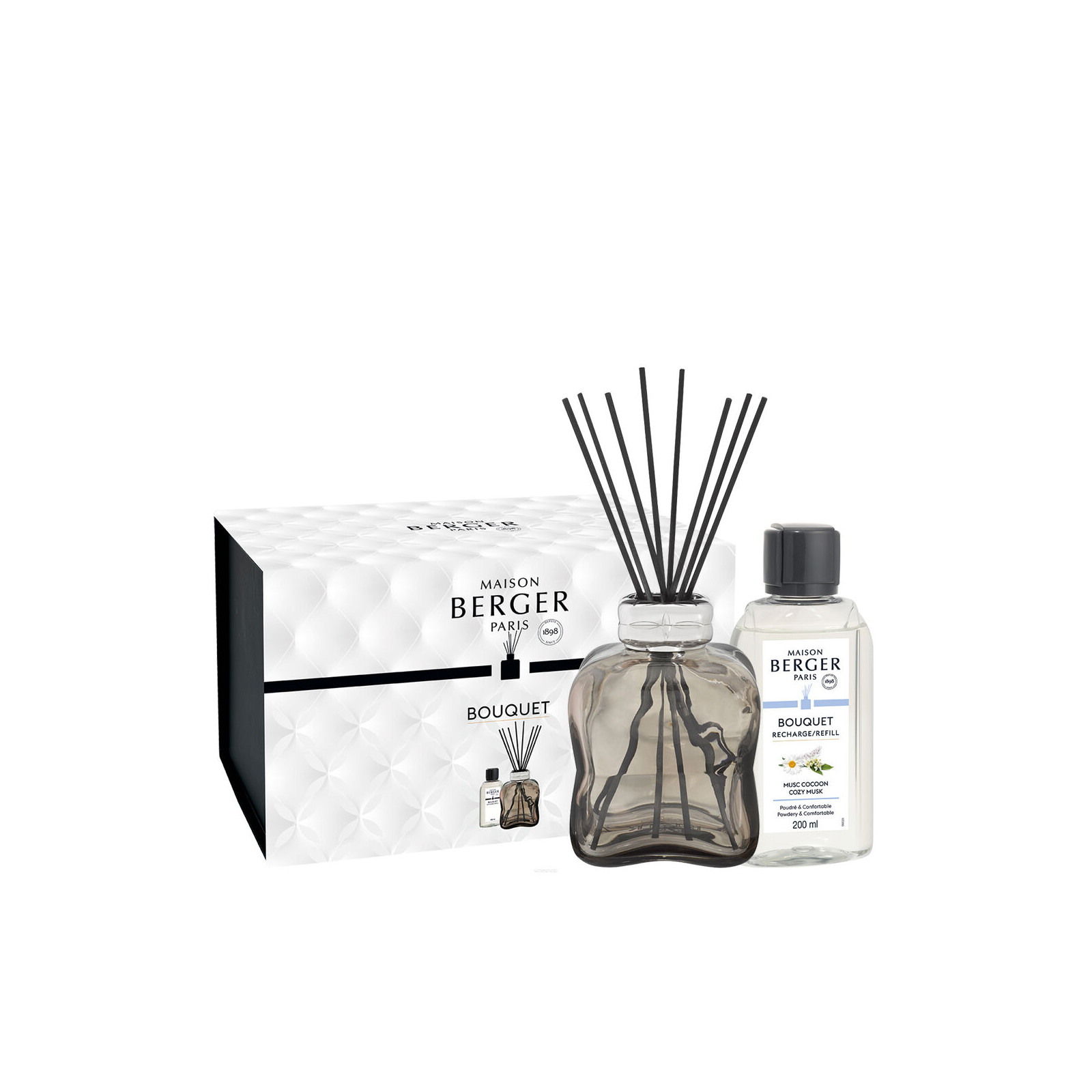 Zestaw Patyczki Cosy brąz Maison Berger Paris