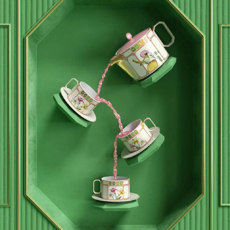 Dzbanek do herbaty (dla 2 osób) IDYLLIA Marshmallow