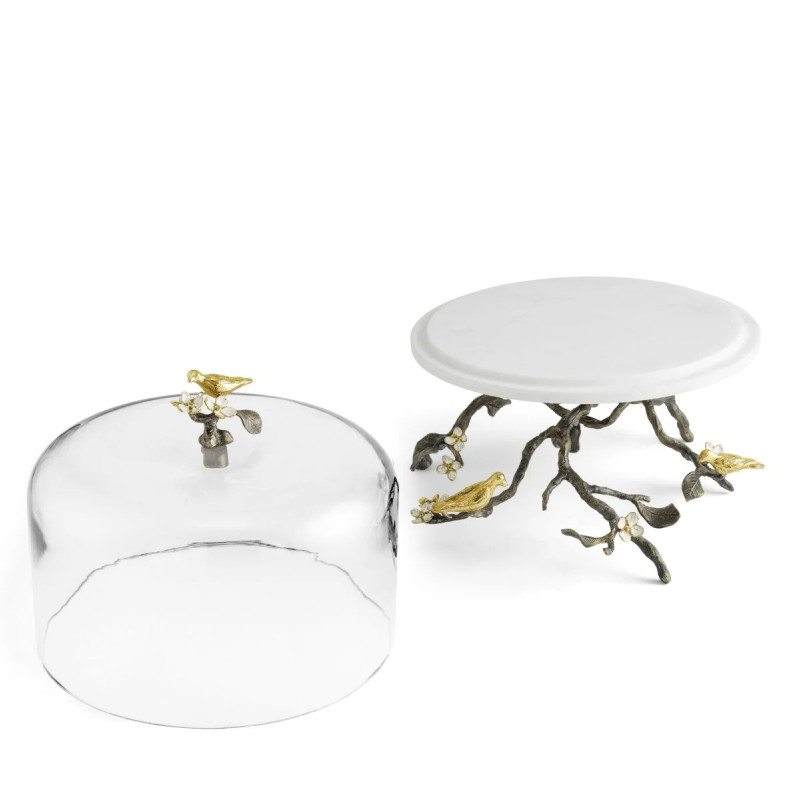 Tortownica z kloszem Lovebirds Michael Aram